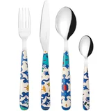 guzzini 24-delni set jedilnega pribora "Flower & Lemon" - Mediterranean Blue
