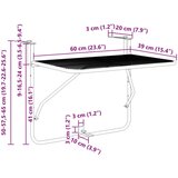 vidaXL stol za balkon svijetlozeleni metal srednji mrežasti detalji | shoptok.hr