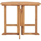 Sklopivi vrtni blagovaonski stol 90x90x75 cm masivna tikovina | shoptok.hr