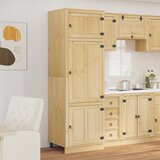  Cabinet SKI Medeno Smeđa 66 x 58 x 207 cm Čvrsto borovo drvo Cene