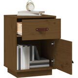  Noćni ormarići 2 kom boja meda 40x34x55 cm od masivne borovine | shoptok.hr