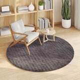  Tepisi za područja Kružni SIROLO Antracit Ø 160 CM Poliester | shoptok.hr