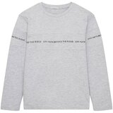 Tom Tailor Majica svetlo siva / črna | Shoptok.si