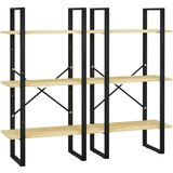 vidaXL Police za pohranu 60 x 30 x 210 cm od masivne borovine | shoptok.hr