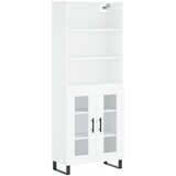  Visoka komoda bijela 69,5x34x180 cm konstruirano drvo | shoptok.hr