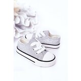 Boto Children's Glitter Sneakers Silver Bling-Bling | Eponuda.ba