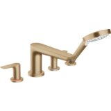 Hansgrohe dvoročna armatura za kad Talis E na štiri odprtine (71748670) - črna mat | Shoptok.si