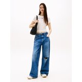 Tommy Jeans Majice s kratkimi rokavi TJW SLIM TJ US LINEA DW0DW21422 Bela | Shoptok.si
