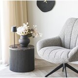House Nordic Črna steklena vaza (višina 20 cm) Vera – | Shoptok.si