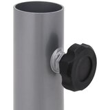  Baza suncobrana za stup Ø 32/34/38 mm srebrna čelična | shoptok.hr