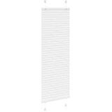 vidaXL Plisirana žaluzija Bela 40x150 cm Širina tkanine 39,4 cm | Shoptok.si