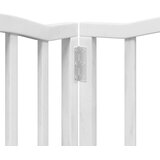  Vrata za pse s vratašcima 9 panela sklopiva 450 cm drvo topole Bijela 50 x 60 x 2 cm | shoptok.hr