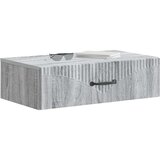 Stolna Stenska stranska miza Siva Sonoma 59 x 34,5 x 17 cm, (5000232364) | Shoptok.si
