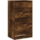 Maison Chic Omarice za obutev - Kopa za čevlje z 2 predaloma dimljeni hrast 60x42x108 cm, (21777640) Cene