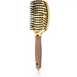 Olivia Garden NanoThermic Ceramic + Ion Flex Collection krtača za lase z najlonskimi in prašičjimi ščetinami 1 kos