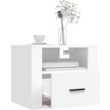  Zidni noćni ormarići 2 kom bijeli 50 x 36 x 40 cm | shoptok.hr