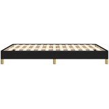  Okvir za krevet bez madraca crni 140 x 190 cm od tkanine | shoptok.hr