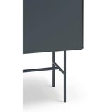 Teulat Crna/antracitno siva visoka komoda s kliznim vratima 120x140 cm Nube – | shoptok.hr