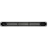Qoltec 54477 Patch panel RACK| 48V | 24 ports | Passive PoE injector | Black | shoptok.hr