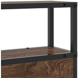  Skladiščni naslon s polico Rjavi hrast 75 cm Konstruiran les, (5000142128) | Shoptok.si