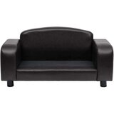 vidaXL Sofa za pse crna 80 x 50 x 40 cm od umjetne kože | shoptok.hr