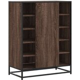 vidaXL Ormarić za cipele smeđi hrast Konstruirano drvo i metal | shoptok.hr