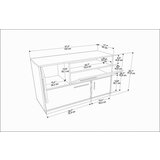 Woody Fashion Mares - White, Walnut WhiteWalnut Console | Eponuda.com
