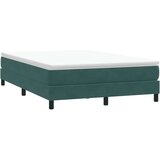 Box spring postelja z vzmetnico temno zelena 160x220 cm žamet, (21790828) | Shoptok.si