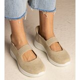 Gemre Beige women's sneakers on embossed sole Muratti | shoptok.hr
