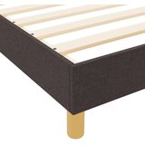  Postelja Temno Rjava 200x200 cm Tkanina, (22049262) | Shoptok.si