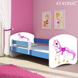  Dječji krevet ACMA s motivom, bočna plava 140x70 cm 43 Konjić | shoptok.hr
