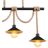Globo 15690-3H - visilica na sajli diana 3xE27/60W/230V crna | Eponuda.com