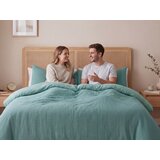 Dormeo Posteljnina iz muslina Turkizna 200x200 cm | Shoptok.si