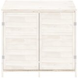  Vrtno spremište bijelo 102 x 52 x 112 cm od masivne jelovine | shoptok.hr