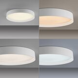 SCHÖNER WOHNEN 14595-16 - LED prigušiva stropna svetiljka TAVOLI LED/34W/230V bela + daljinski upravljač | Eponuda.com