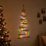  Viseća božićna jelka s kuglicama 30 LED lampica Višebojno | shoptok.hr