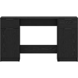  Stol s ladicama Crni hrast 133 x 50 x 75 cm Konstruirano drvo | shoptok.hr