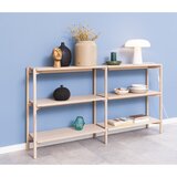 Actona Biblioteka u dekoru hrasta u prirodnoj boji 169x88 cm Braidwood – | shoptok.hr