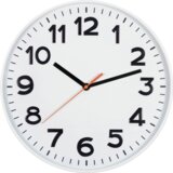 Home Zidni sat, staklena prednja strana, 1 x AA baterija, 300 mm - AWC300WH | shoptok.hr