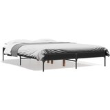 vidaXL Okvir kreveta crni 120 x 200 cm od konstruiranog drvo i metal Cijene