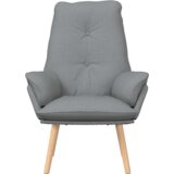 vidaXL Udobna stolica svijetlosiva tkanina | shoptok.hr