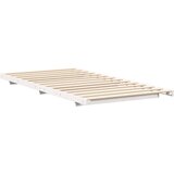  Krevetna konstrukcija Bijelo 100 x 210 cm Čvrsto borovo drvo | shoptok.hr