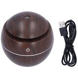 Venisymlis Mini Mushroom Usb Mist Vlažilec Z Ambientalno Nočno Svetlobo - 130 Ml (Temno Lesno Zrno), (22060781) Cene