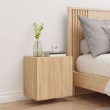 vidaXL Stenska TV omarica sonoma hrast 40,5x30x40 cm inženirski les | Shoptok.si
