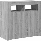  Komoda s LED svjetlima boja sivog hrasta sonome 80 x 35 x 75 cm | shoptok.hr