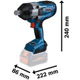 Bosch GDS18V-1050H Akumulatorski udarni odvrtač (0 601 9J8 522) | ePonuda.com