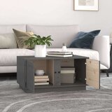  Stolić za kavu sivi 80x50x40 cm od masivne borovine | shoptok.hr