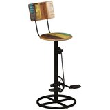  Barski stolci 2 kom od masivnog obnovljenog drva Šarena 44 x 44 x 112 cm | shoptok.hr