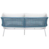 Bessagi Garden Vrtni Ležalnik, Postelja Aisa, Modra, Bela, Aluminij | Shoptok.si