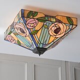 Endon 70698 - tiffany willow stropna svetiljka 2xE27/60W/230V | Eponuda.com